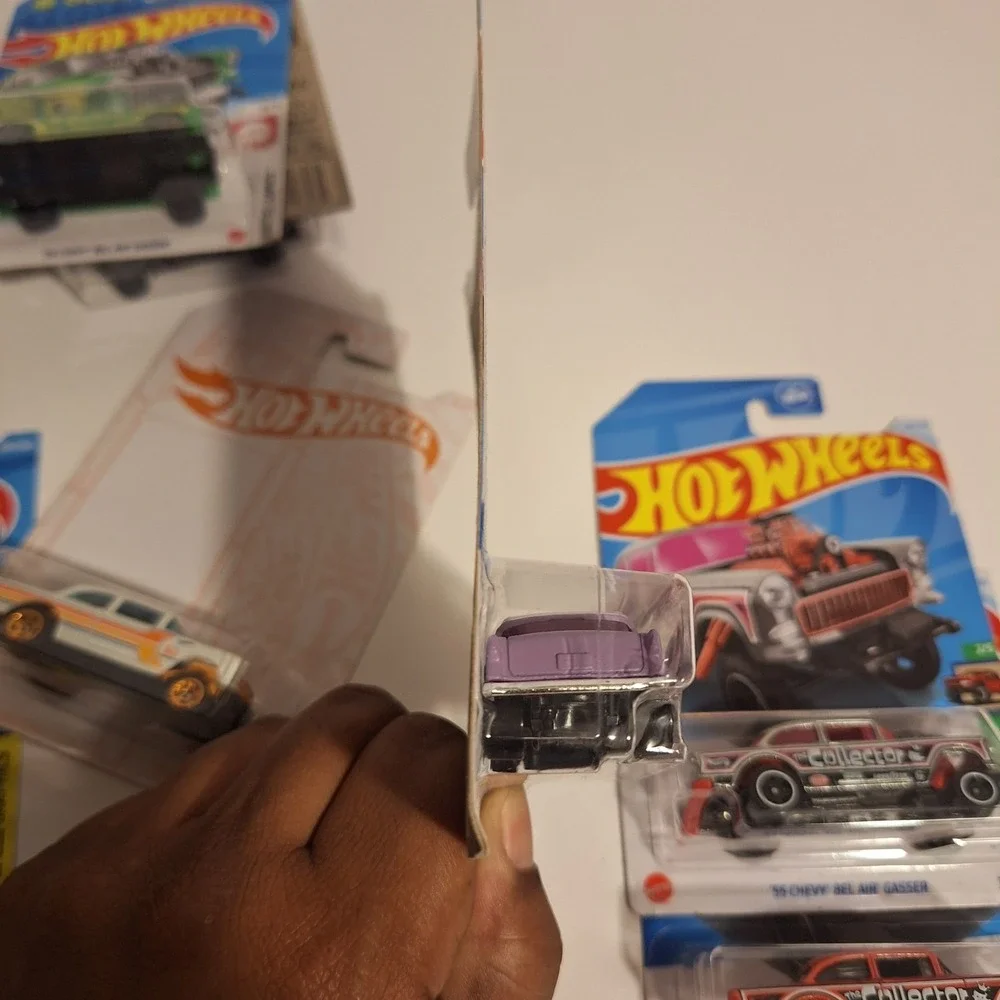 Hot Wheels 55 Chevy Bel Air Gasser 7 Car / Zamac 52th Anniversary/ Holley /‎